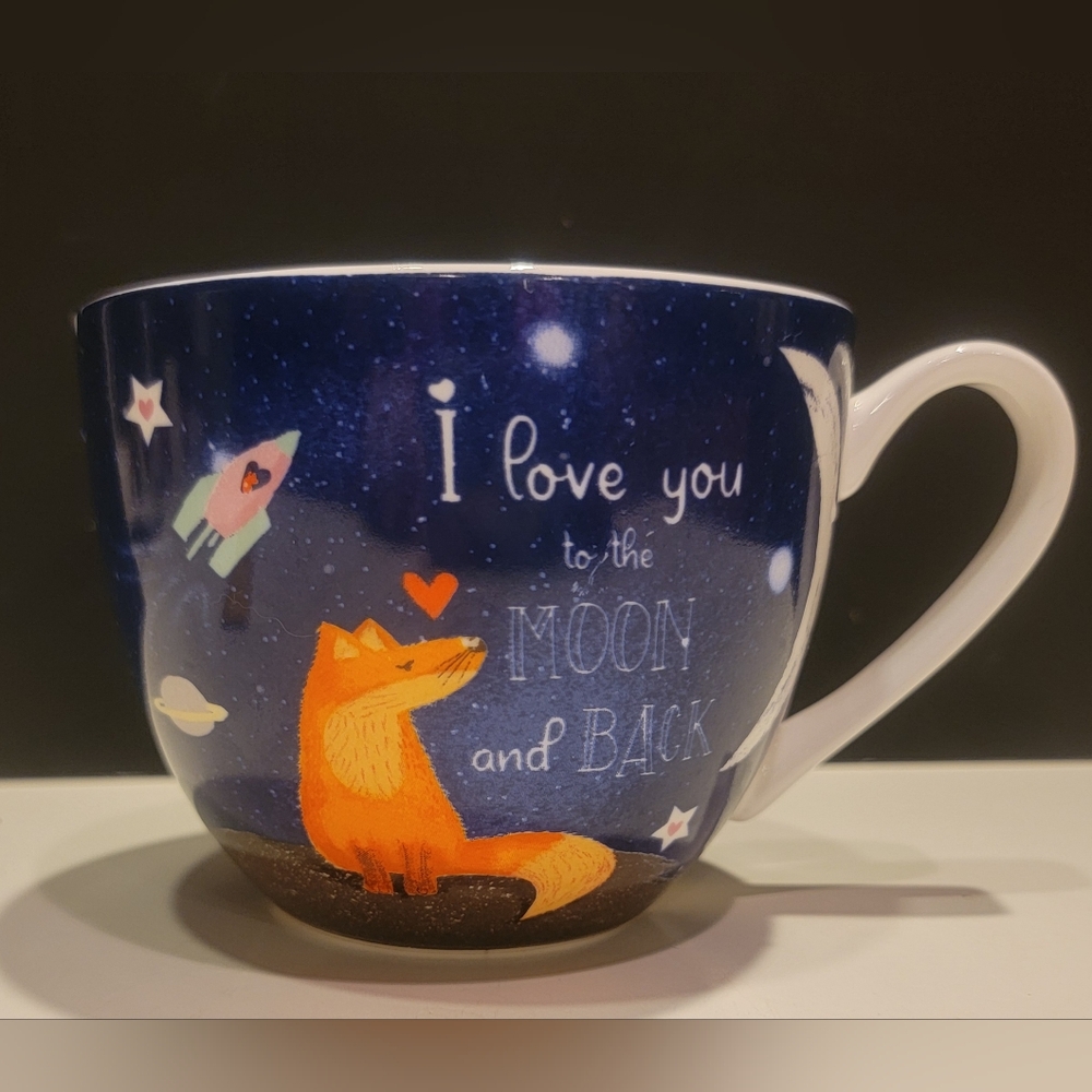 Love You To The Moon And Back♡Harvest Green Studio England♡ 16Oz Mug